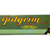 Rare 1940s Pilgrim Crate Label Vintage Mayflower Fruit Association