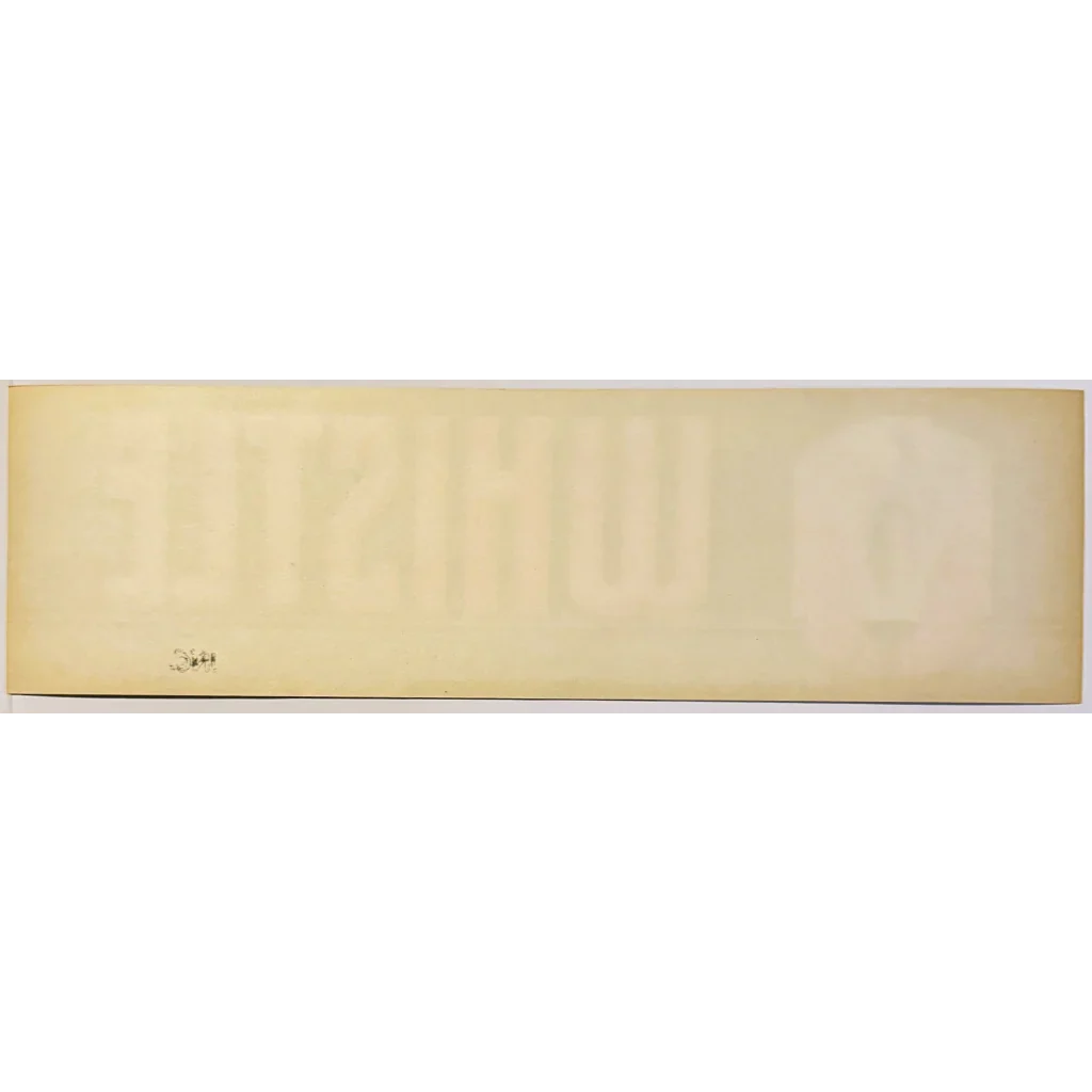 Rare 1940s Whistle Crate Label Wileman Bros Vintage Fruit Box Art