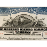 Rare 1945 Western Pacific Railroad Bond Certificate Uncovered
