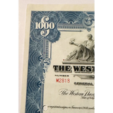 Rare 1945 Western Pacific Railroad Bond Certificate Uncovered