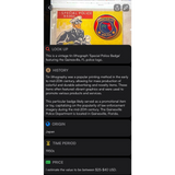 Rare 1950s Gainesville Special Police Vintage Tin Badge