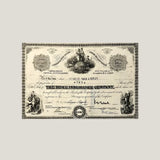 Rare 1950s Home Insurance Company Stock Certificate Discovered