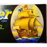 Rare 1950s Mayflower Fruit Association Crate Label Vintage Treasure