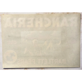 Rare 1950s Rancheria Pear Label with Native American Scene