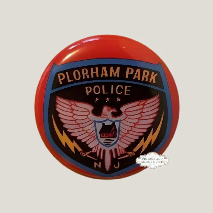 Rare 1950s Special Police Badge Tin Litho Collectible