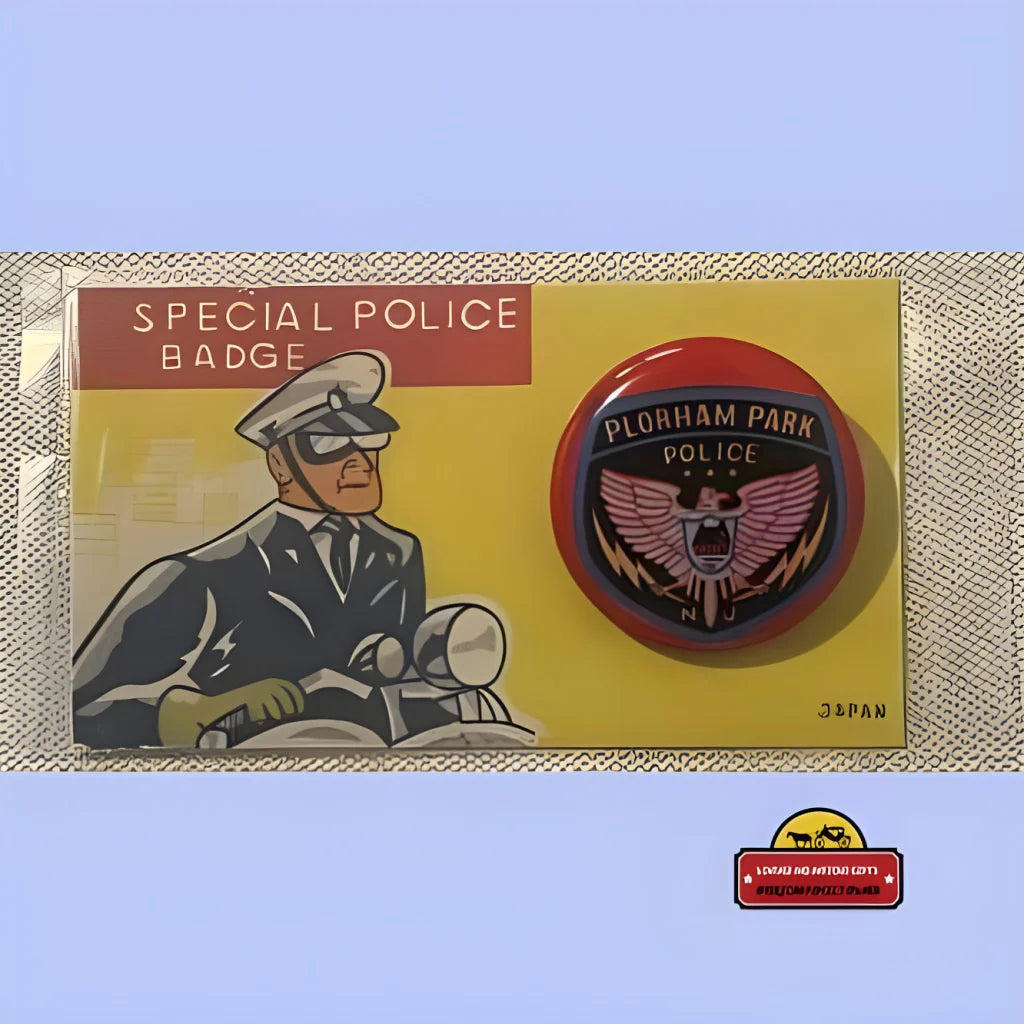 Rare 1950s Special Police Badge Tin Litho Collectible