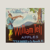 Rare 1950s Vintage William Tell Crate Label Unearths History