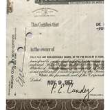 Rare 1960s ARCO Oil Stock Certificate: Vintage Americana Collectible