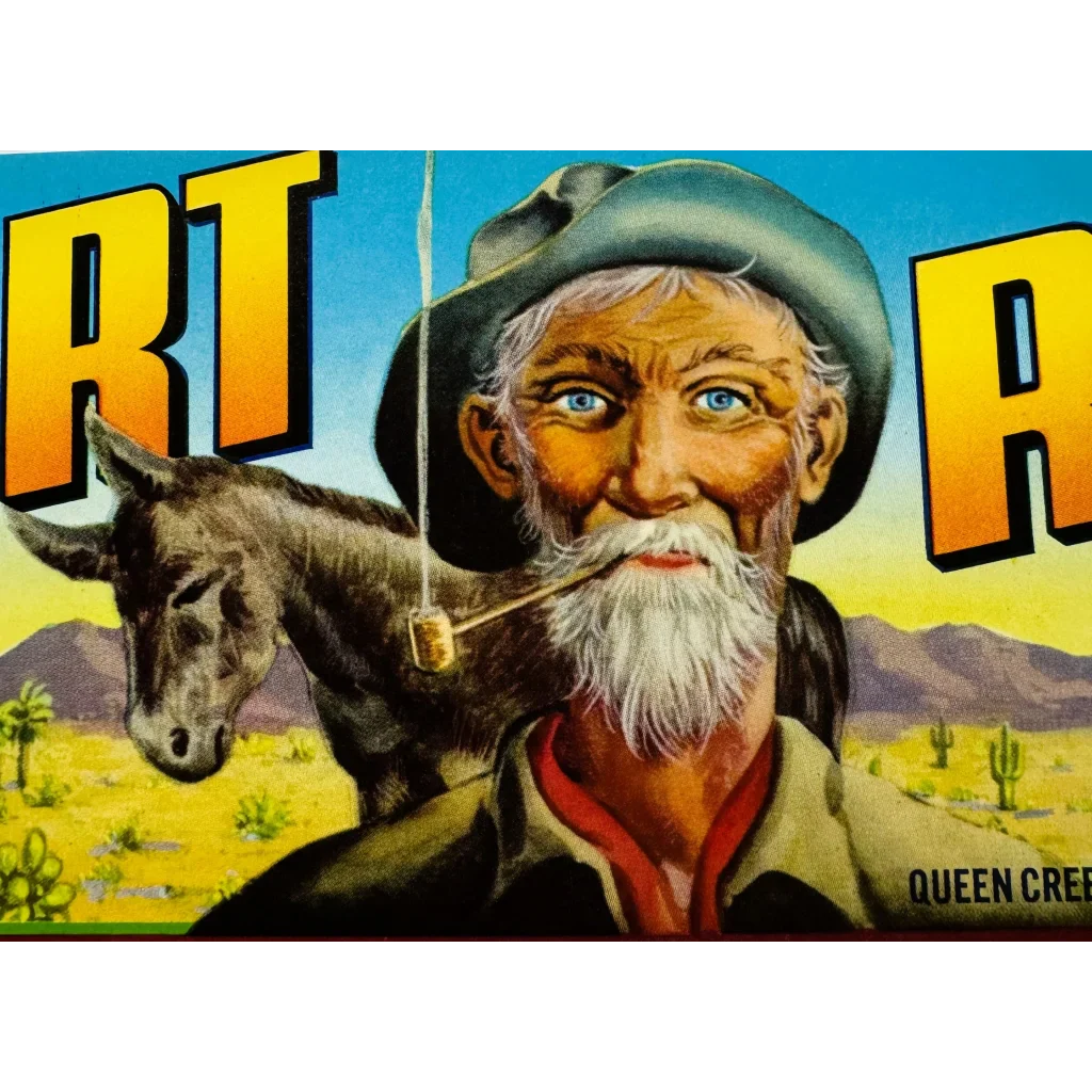 Rare 1960s Desert Rat Crate Label Unearthed from Queen Creek