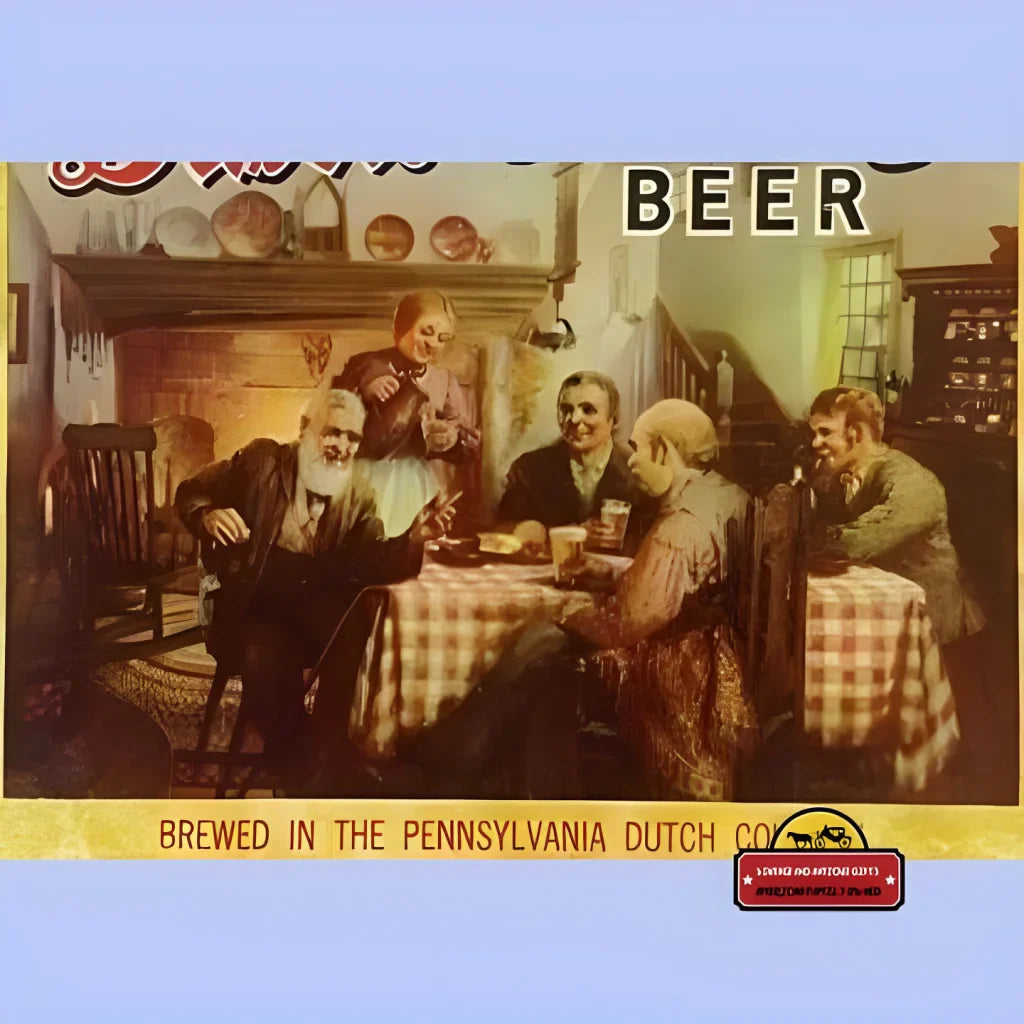Rare 1960s Dutch Country Beer Label Captures Nostalgic Charm