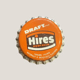 Rare 1960s Hires Draft Root Beer Bottle Cap Collectible