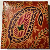 Rare 1960s Indian Leather Coin Purse Bursts with Vintage Charm