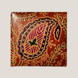 Rare 1960s Indian Leather Coin Purse Bursts with Vintage Charm