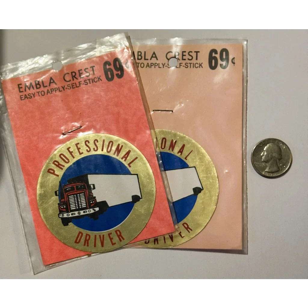 Rare 1960s Professional Driver Decal Unearths Nostalgic Treasures