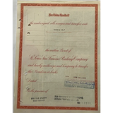 Rare 1963 St. Louis San Francisco Railway Gold Bond Certificate