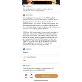 Rare 1967 Les Longs Jours De La Vengeance Belgium Movie Poster