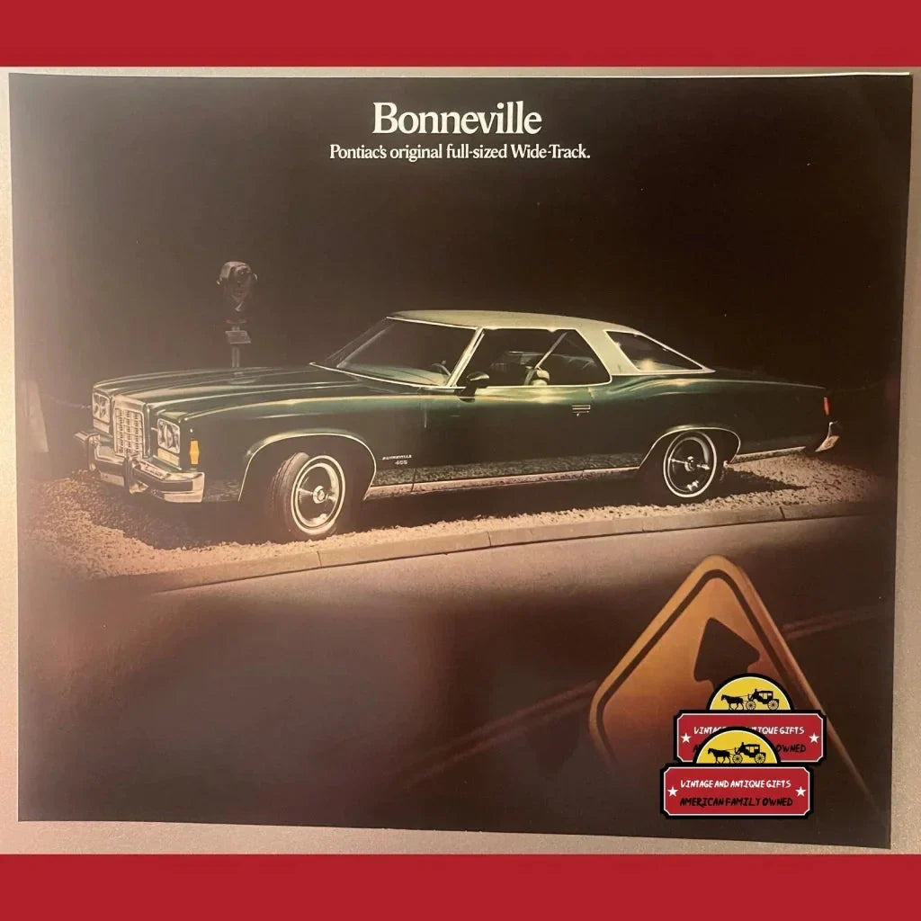 Rare 1974 Pontiac Bonneville Dealer Brochure Unearths Vintage Charm