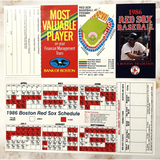 Rare 1986 Red Sox Memorabilia Bonanza for Baseball Fanatics