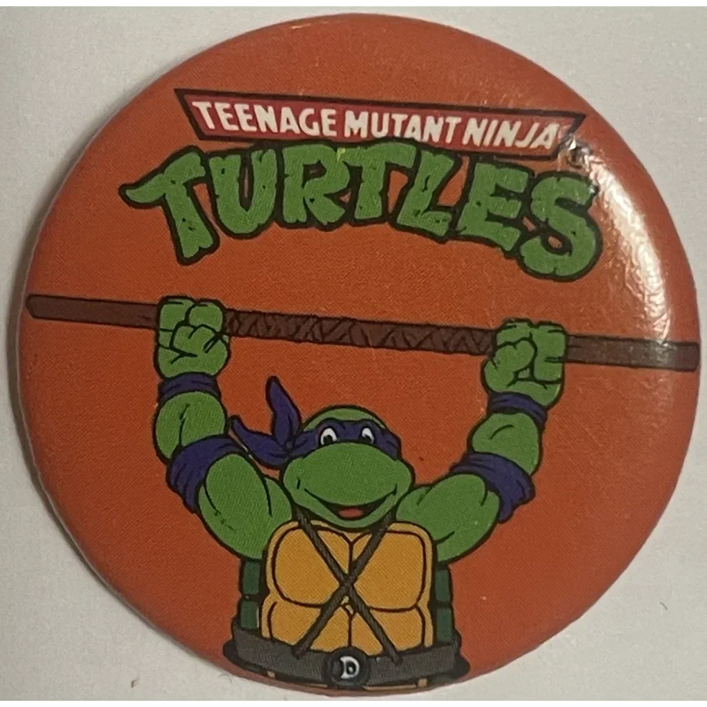 Rare 1990 Ninja Turtles Movie Pin Donatello Collectible