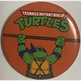 Rare 1990 Ninja Turtles Movie Pin Donatello Collectible