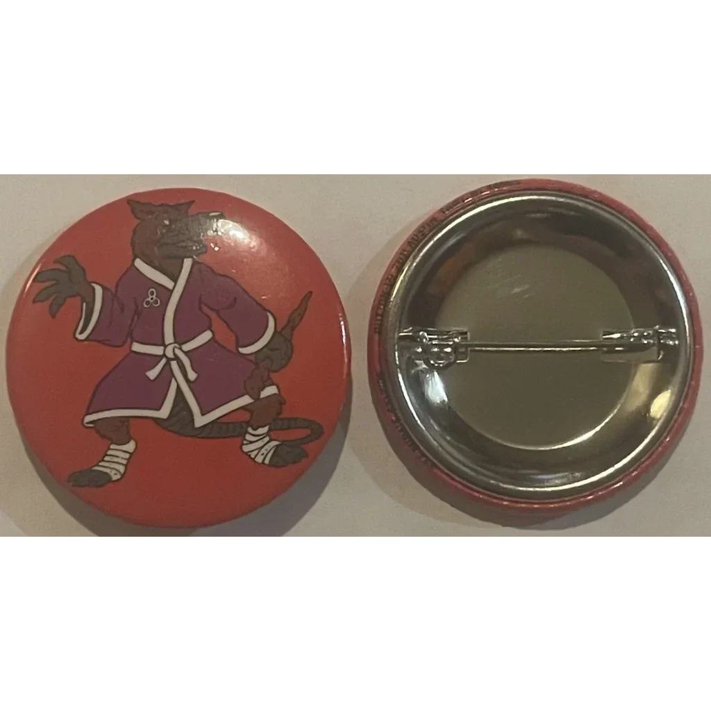 Rare 90s Vintage Teenage Mutant Ninja Turtles Splinter Movie Pin