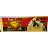 Rare Antique 1890s Butterfly Boston Marrow Squash Label Unearthed