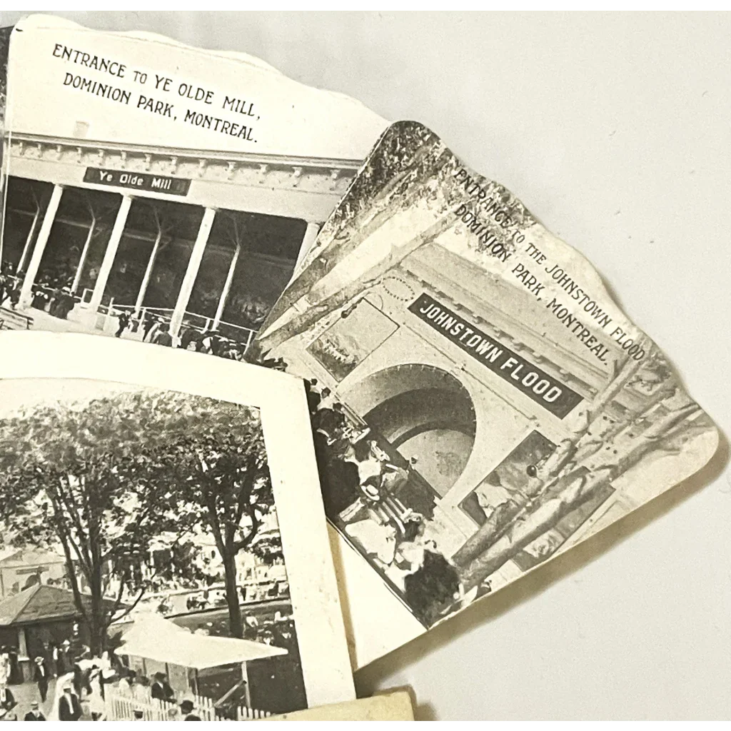 Rare Dominion Park Fan Postcard Unveils Early 1900s Charm