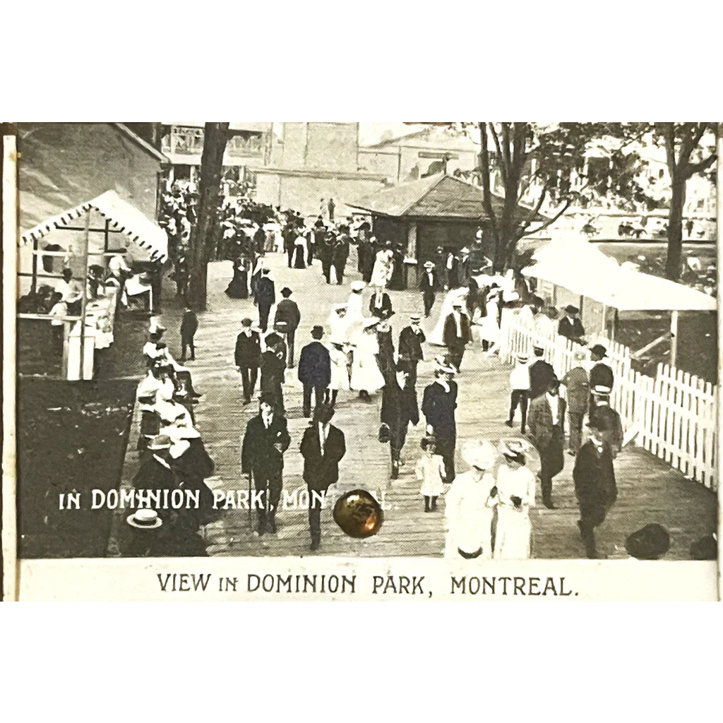 Rare Dominion Park Fan Postcard Unveils Early 1900s Charm