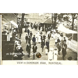 Rare Dominion Park Fan Postcard Unveils Early 1900s Charm