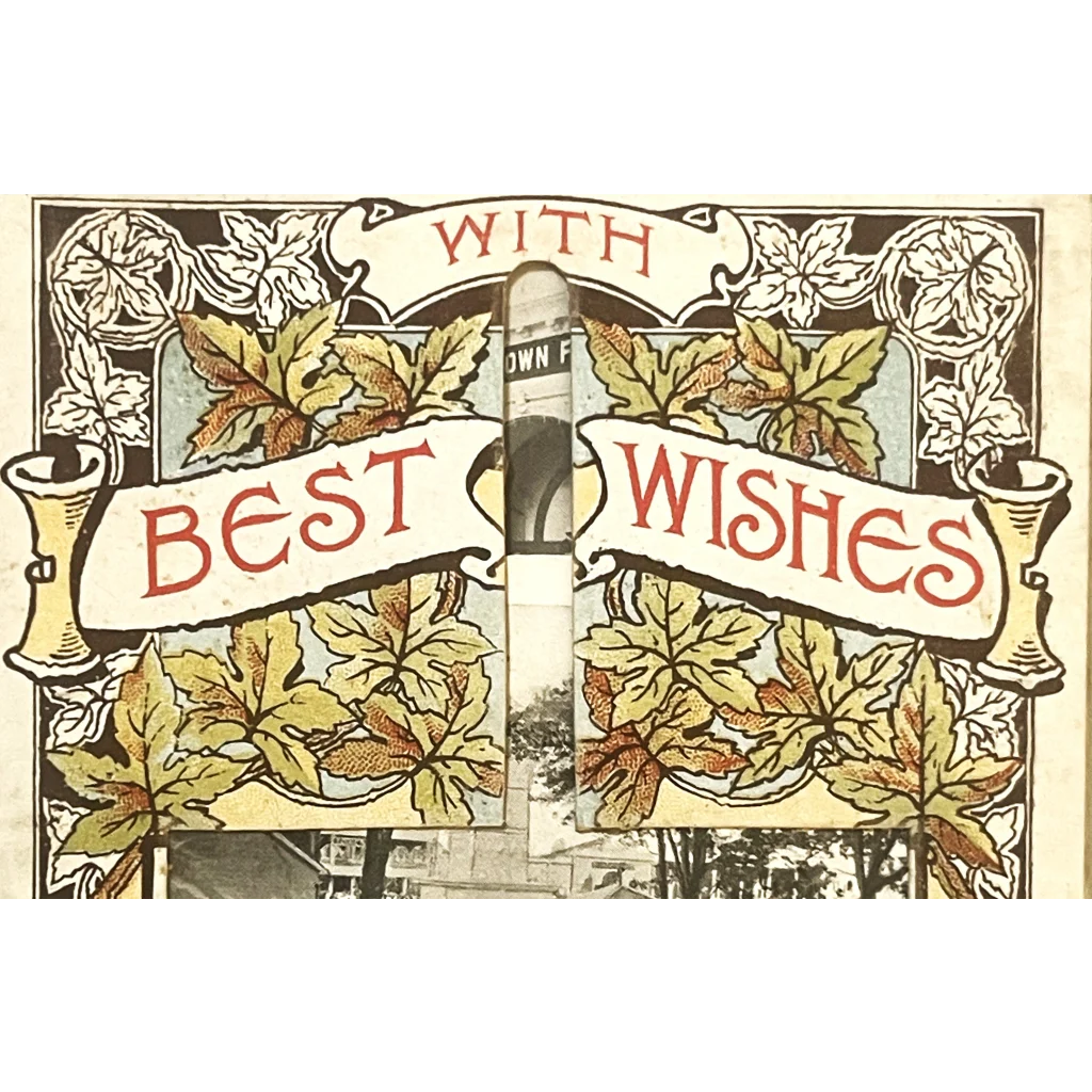 Rare Dominion Park Fan Postcard Unveils Early 1900s Charm