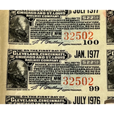 Rare 1927 Cleveland Cincinnati Chicago & St Louis Railway Bond