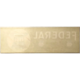 Rare Antique 1950s Federal Crate Label Fresno Patriotic Americana