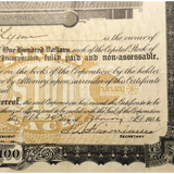 Rare Antique Heironimus Stock Certificate from Downtown Roanoke