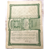 Rare Antique Heironimus Stock Certificate from Downtown Roanoke