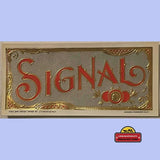 Rare Antique Vintage Signal Embossed Cigar Label from Early 1900s