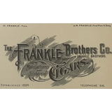 Discover an Antique 1910s Frankle Brothers Cigar Co. Invoice Treasure