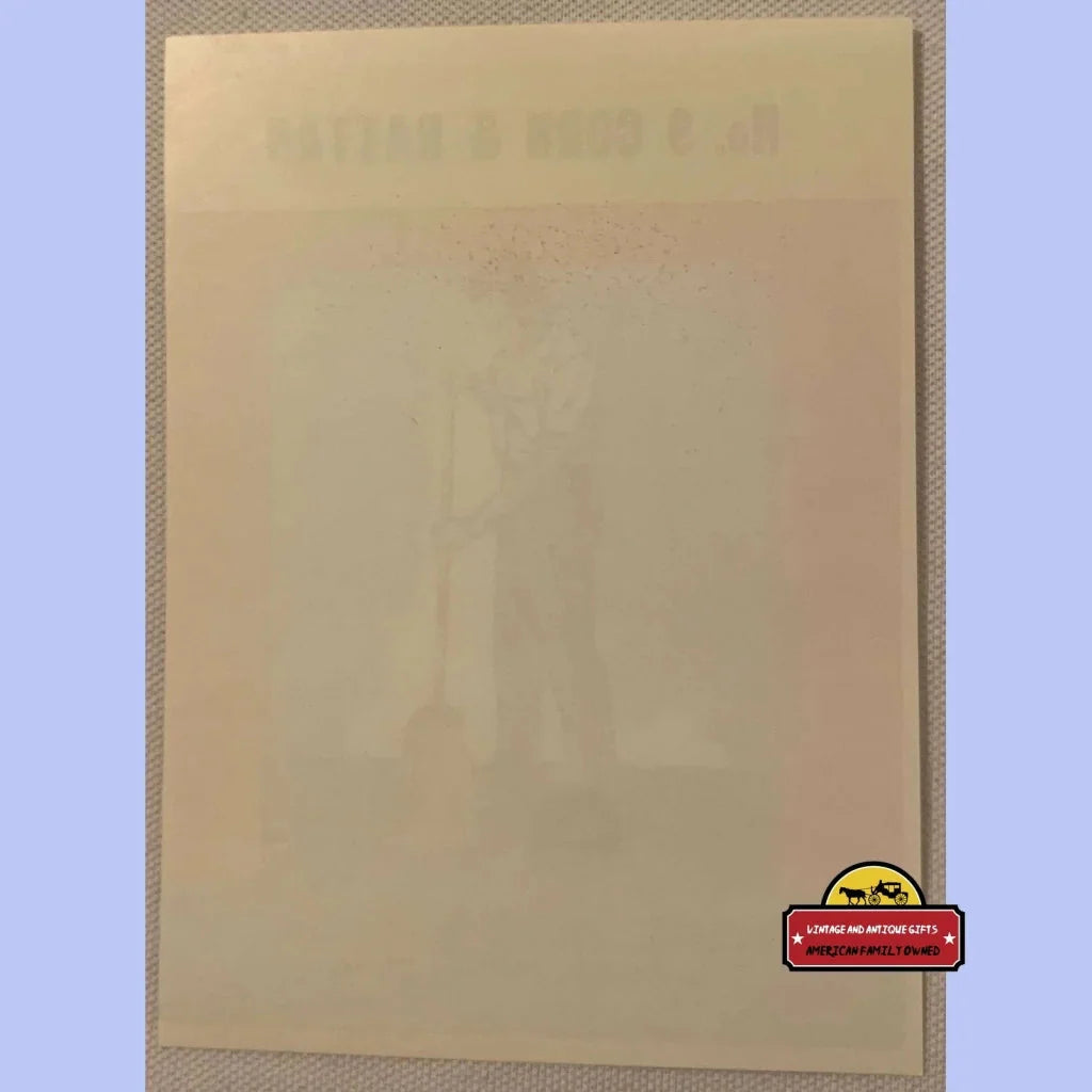 Rare Americana Vintage Rattan Broom Label Sweeps You Away