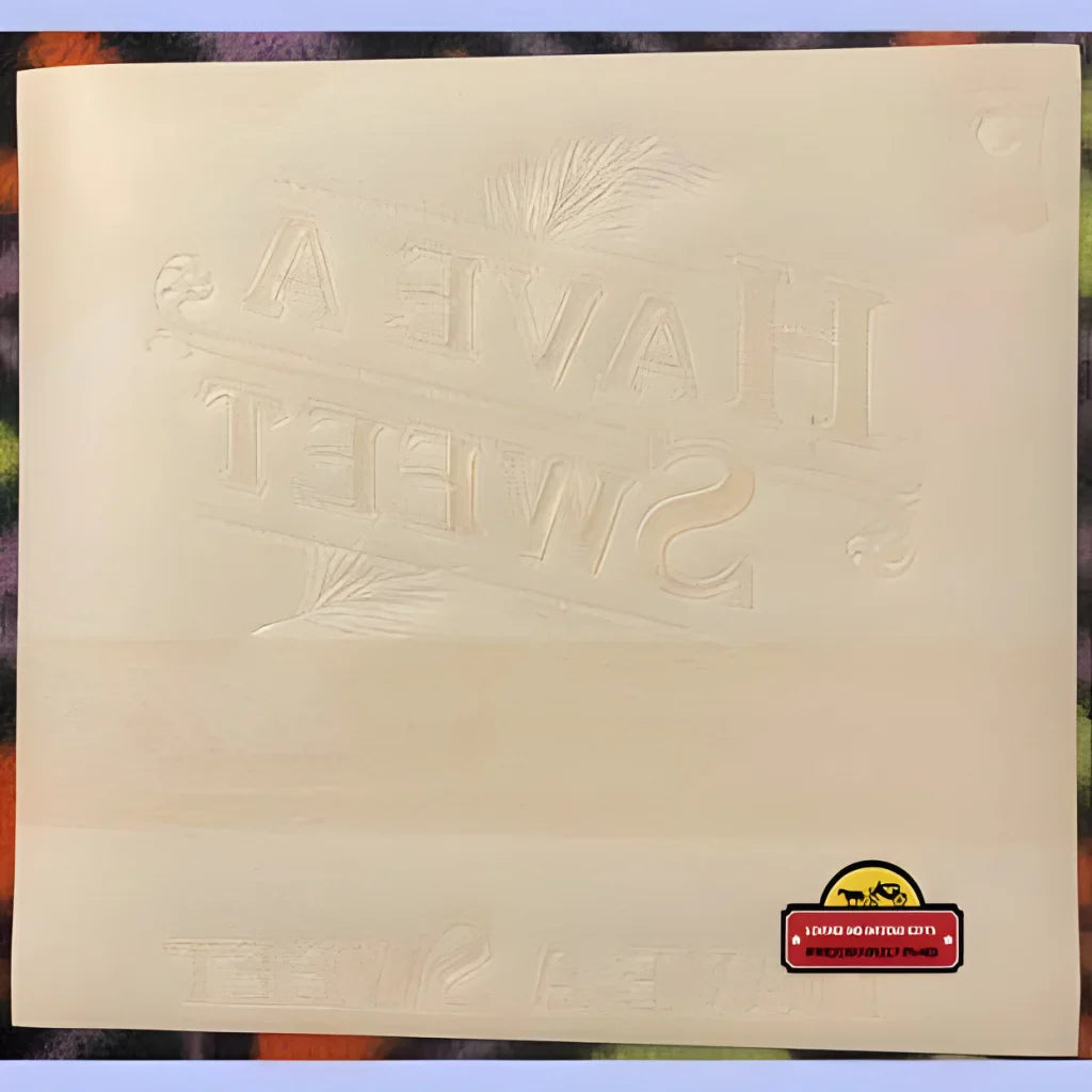 Rare Antique Vintage Cigar Label From Red Lion Pa Embossed Beauty