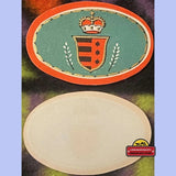 Rare Antique Vintage Royal Crown Cherry French Wine Label