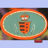 Rare Antique Vintage Royal Crown Cherry French Wine Label