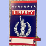 Rare Vintage Liberty Broom Label Celebrates American Patriotism