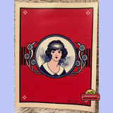 Rare Antique Vintage Maid Broom Label Unearths Early 1900s Charm