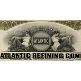 Rare Atlantic Refining Company Stock Certificate from the 1950s