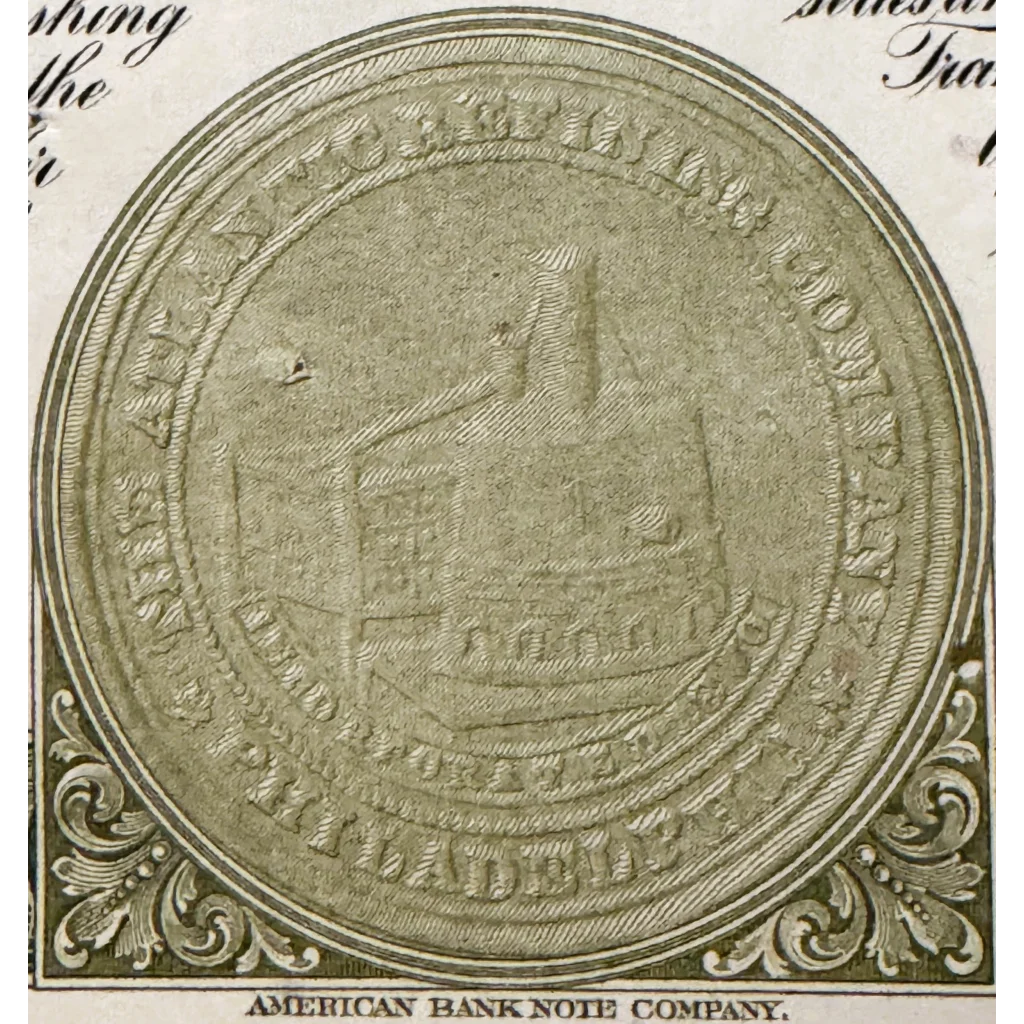 Rare Atlantic Refining Company Stock Certificate from the 1950s