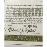 Rare Atlantic Refining Company Stock Certificate from the 1950s