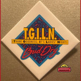Rare Bud Dry TGILN Pin Antique Vintage 90s Beer Collectible