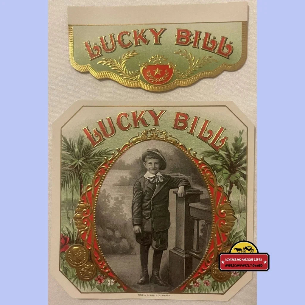 Discover Rare Victorian Embossed Cigar Labels from the 1900s