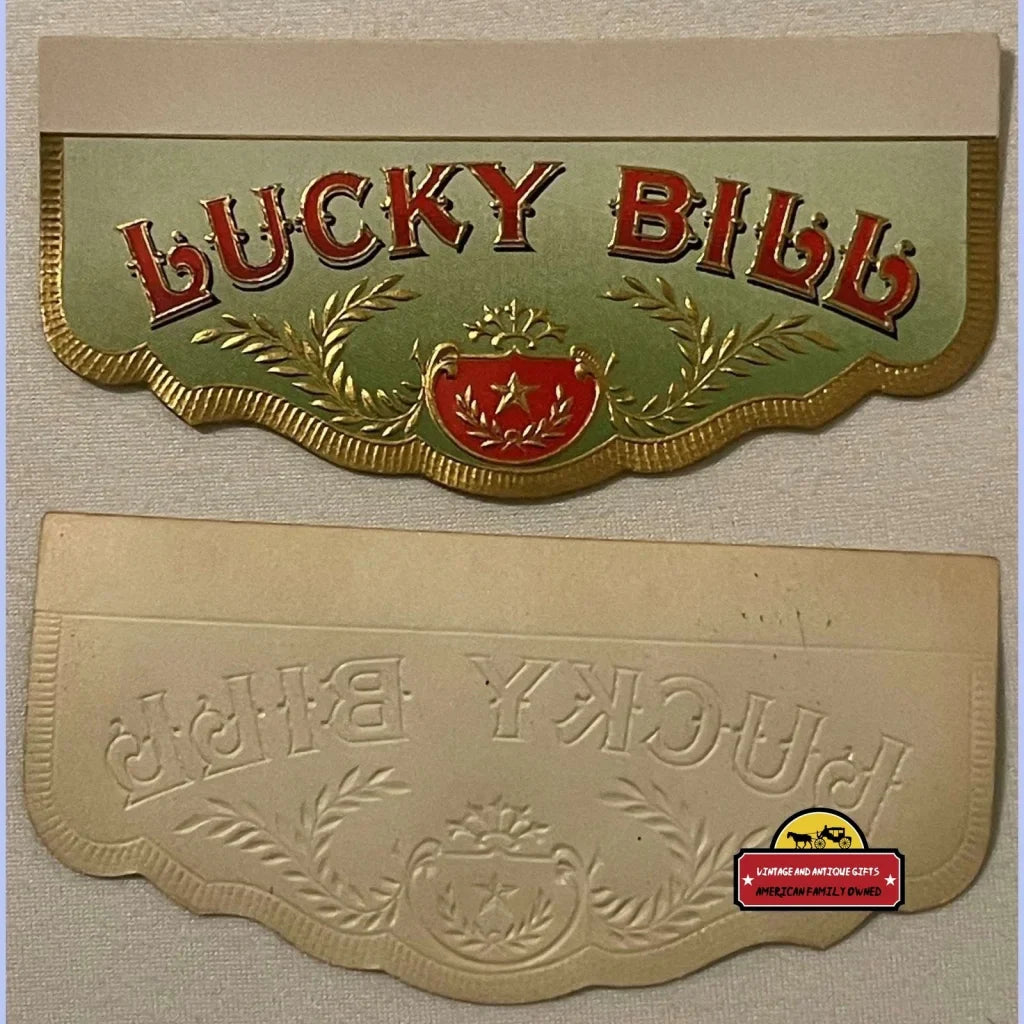 Discover Rare Victorian Embossed Cigar Labels from the 1900s