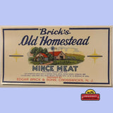 Rare Antique Vintage Old Homestead Mince Meat Labels Bundle