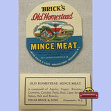 Rare Antique Vintage Old Homestead Mince Meat Labels Bundle